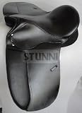 Genuine Leather English Dressage Horse Saddle without Tree 17.5