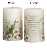 Scented Candle - Marriage with Dried Flowers