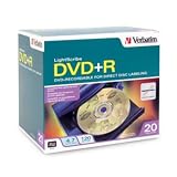 Verbatim DVD+R 4.7GB LightScribe 20pk Slim Case