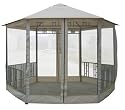 Aluminum Hexagonal Gazebo, Olefin Fabric