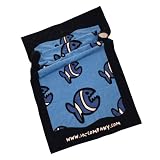 iQ-Company Allover Fish - Drap de plage - Bleu marine