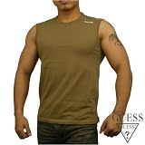 Guess - BRAND NEW - Mens Guess Army Green Tank Top / Shirt