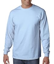 Gildan Ultra Cotton 6 oz. Long-Sleeve T-Shirt, 5XL, LIGHT BLUE
