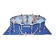 Intex 15-Foot-by-42-Inch Family Size Round Metal Frame Pool Set