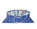 15' x 42" Family Size Metal Frame Pool Set (with Filter Pump, Ladder, Ground Cloth, Cover, Maintenance Kit, Surface Skimmer and DVD)