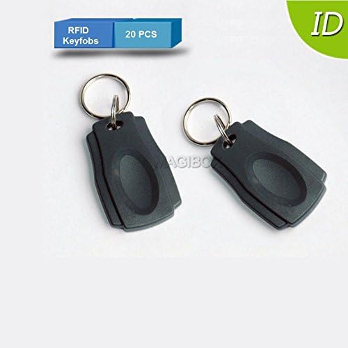 20PCS RFID Keyfob 125Khz EM ID RFID Card / KeyTag / Keyfob Token Tags TK4100 Chip For Time Attendace system