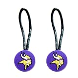 Minnesota Vikings Zipper Pull Charm Tag Set Luggage Pet Id Nfl