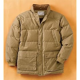 Adirondack Waxed-Cotton Down Parka by Orvis