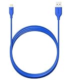 Anker PowerLine ライトニングUSBケーブル 【Apple MFi認証取得 / 防弾仕様の高耐久ケブラー素材 / 結束バンド付属】iPhone、iPad、iPod各種対応 (ブルー 3.0m)