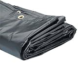 Northern Industrial 8ft. x 10ft. Charcoal Gray Waterproof PVC Tarp