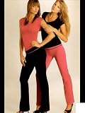 White Womens Yoga Pants - MEDIUM