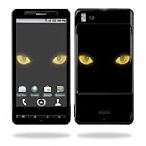 Protective Vinyl Skin Decal for Motorola Droid X (MB 810) - Cat Eyes