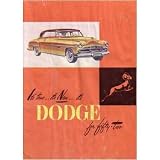 1952 DODGE Sales Brochure Literature Book Piece by Dodge