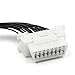 OBD 2 16 Pin Y Splitter Extension 1 to 3 Diagnostic Electronic Cable