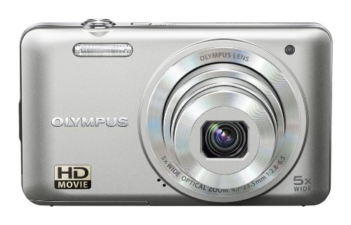 Olympus VG-160 Digitalkamera (14 Megapixel, 5-fach opt. Zoom, 7,6 cm (3 Zoll) Display, bildstabilisiert) silber