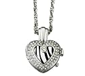 Avalon Amore Heart Shaped Fashion Pendant Watch with Zebra Design # 7394ZE