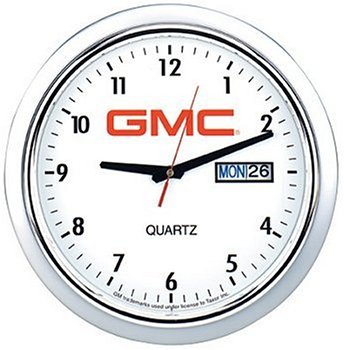 GMC Calendar White Dial 3 Hand Day Date Wall Clock 25891