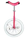 QU-AX Einrad Luxus 20" Modell 2009, pink mit schwarzem(!) Sattel