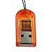 Kingston USB 2.0 microSD Flash Memory Card Reader FCR-MRR (Red)
