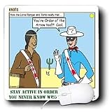 Rich Diesslins Funny KNOTS Scouting Cartoons - Stay Active in the Order of the Arrow - OA - Mouse Pads