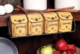 SV * VINTAGE COUNTRY SPICE RACK SET