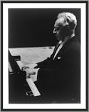 Historic Print (XL): [Arthur Rubinstein, 1886- , half-length portrait, left profile, seated at piano]
