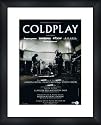 COLDPLAY UK Tour 2005 - Framed Original Advert