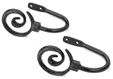 Review Umbra 238321-040 / Umbra Scroll Drapery Holdback, Black