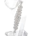 Redowa Rhinestone wedding dress applique patch for bridal sash belt