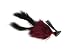 Rabbit Hair Weedless Jigs - Red Black 1/4 oz.