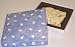 Scott's Cakes 1 lb. White Chocolate Cashew Bark in a Snowman Box