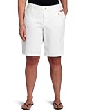 Dockers Women's Plus-Size Shadow Stitch Bermuda