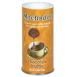 Mochadots Chocolate Truffle, 9-Count Canisters (Pack of 12)
