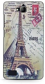 Paris Postcard Design Hard Case for HuaWei Honor 3C