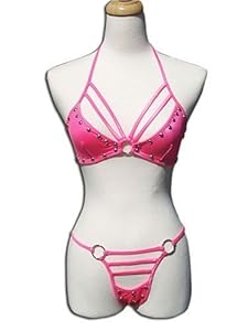 Lust by Teensy Weensy Women's Fetish Lingerie, Arch Angel, Pink, Small/Med