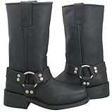 IMAGE OF Ladies Classic Motorcycle Harness Boots - Size : 9 1/2