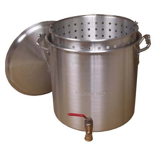King Kooker KK160V Aluminum Boiling Pot, 160-Quart