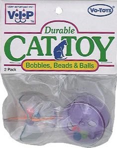Vo-Toys Bobbles Beads Balls 2 pack Cat Toy