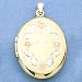 14kt Tri-Color Locket