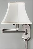 Traditional Pin-up Wall Lamp 19ext Empire/brsh Stl