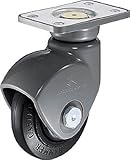 ハンマー　静音樹脂製　Ｓ型Ｅタイプ自在　ゴムＢ車１００ｍｍ 400P0S-FR100-E-BAR01