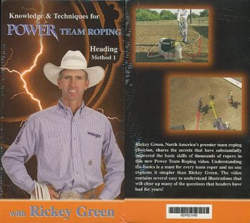 Childrens Toyshop  Sporting Goods : Power Team Roping - Heading with Rickey Green - DVD