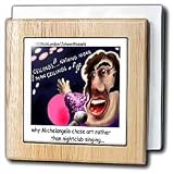 Michaelangelo, Nighclub Singer And Fairly Good Painter - 6 Inch Tile Napkin Holder