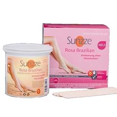 Sunzze 500 ml Brazilian wax / waxing / Intimenthaarung, Depilation ohne benutzen von Vliesstreifen. mit Gratis 5 Spatel