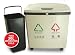 Health & Personal Care : iTouchless Fully Automatic 2-Compartment Recycle Touchless Trashcan NX, 16 Gallon (60 Liter)