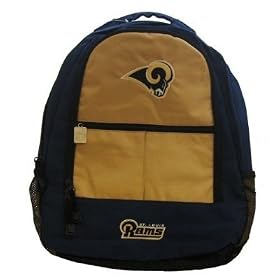 St. Louis Rams Deluxe Backpack - NFL Football