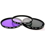 Zeikos ZE-FLK72 72mm Multi-Coated 3 Piece Filter Kit (UV-CPL-FLD)