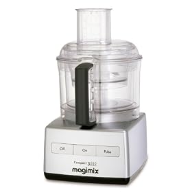 Magimix 3200 Compact Food Processor, Satin Steel Finish