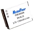 Maximal Power DB NIK EN-EL12 Replacement Battery for Nikon Digital Camera/Camcorder (Black)
