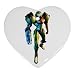 Heart Ornament (2-Sided) of Metroid Samus